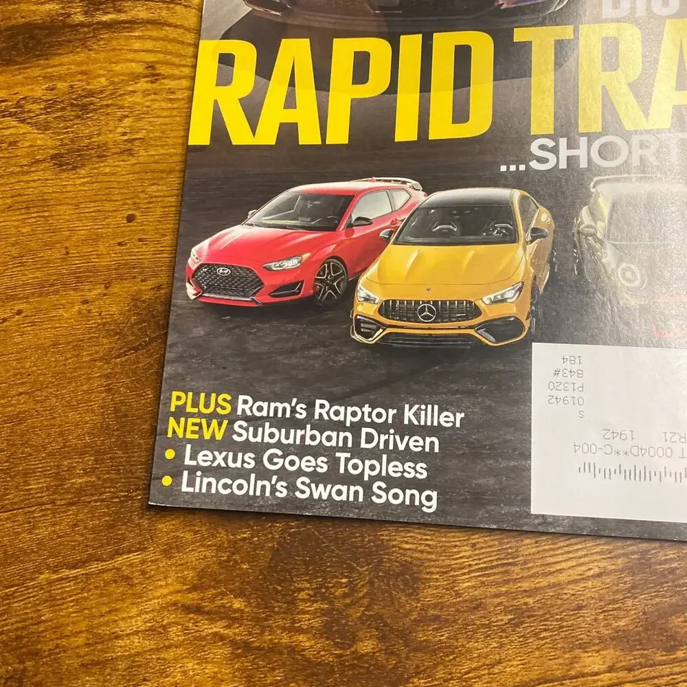 MOTOR TREND MAGAZINE-------NOVEMBER 2020
